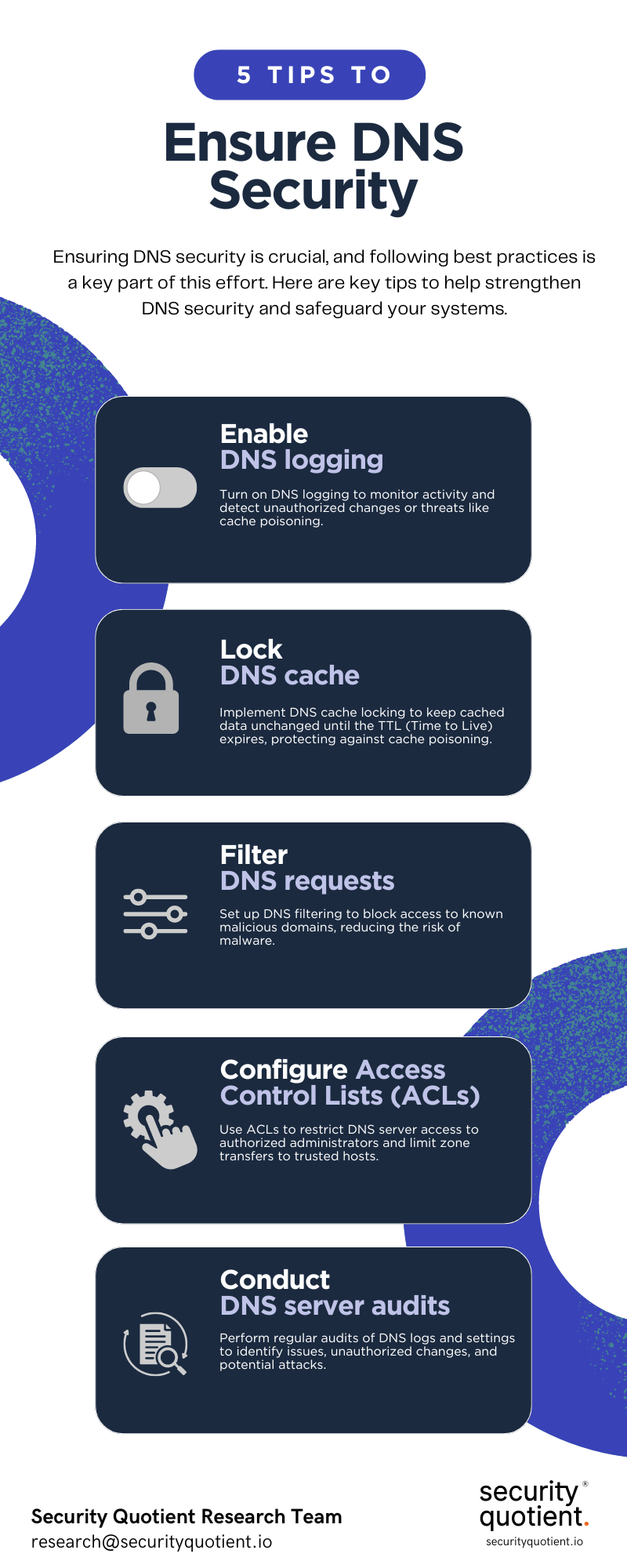 5 tips to ensure DNS security